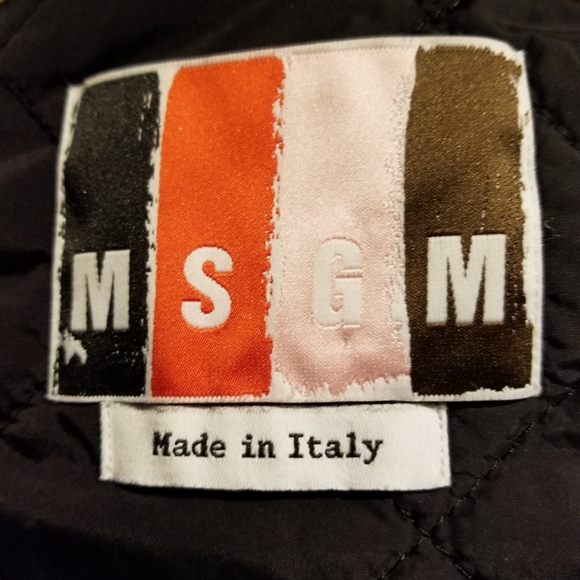 MSGM Floral Print Bomber Jacket, Women's Size 42 - Picture 6 of 8